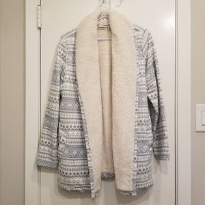 L.L. Bean Sherpa-Lined Cozy Cardigan